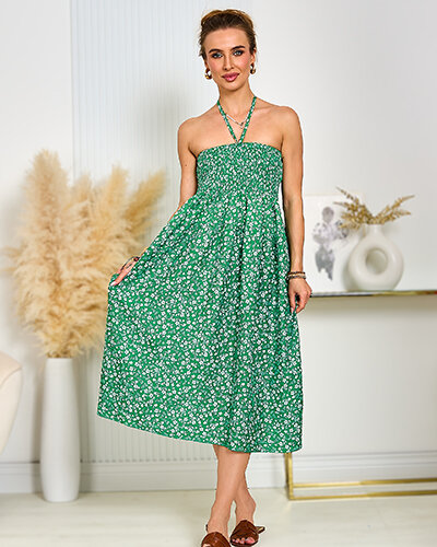 Royalfashion Sieviešu kleita līdz ceļgaliem ar apdruku