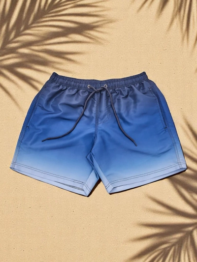 Royalfashion Men's Ombre Sport Shorts with Protective Mesh