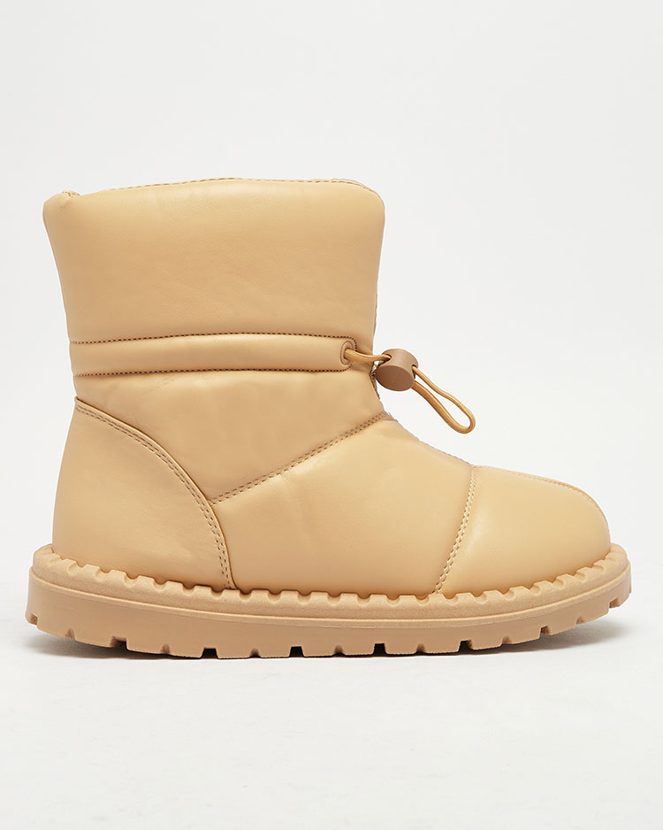 Royalfashion Women's slip-on snow boots in brown Nevonsisia