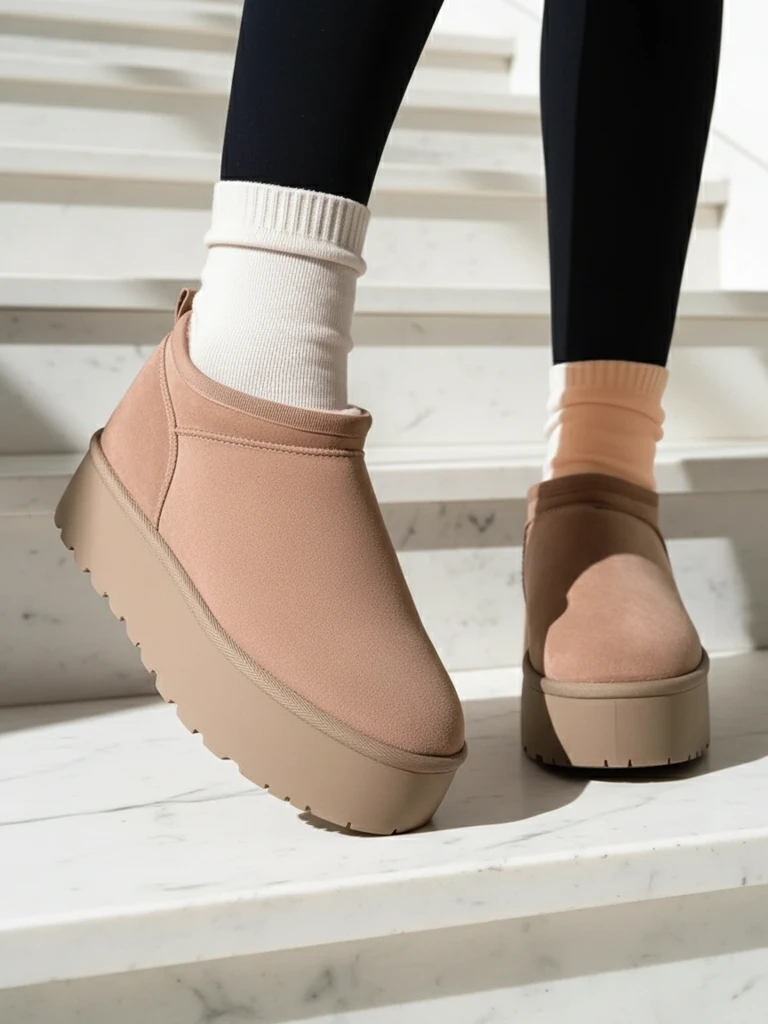 Royalfashion Women's short boots a'la snow boots Ozozi