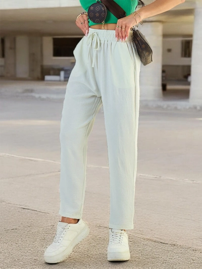Royalfashion Women's wide fabric pants