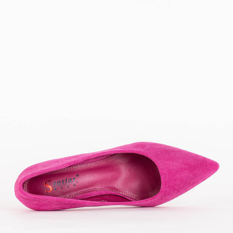 Fuchsia pumps on a post Valrica - Footwear