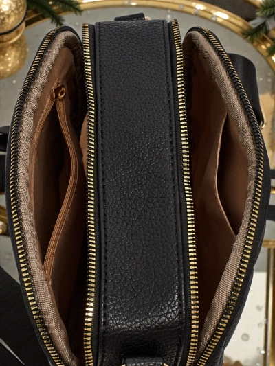 Quiltet liten dameveske i imitert skinn Connere