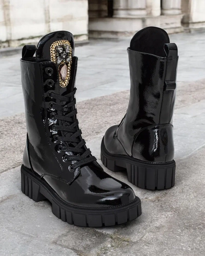 Royalfashion Женские ботинки на шнуровке Operre