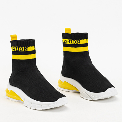 Jammy Black Tall Women's Sports Shoes - Footwear