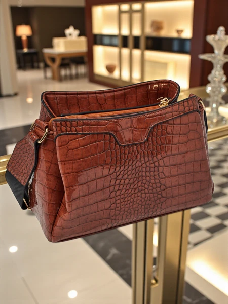 Väike lakknahast naiste käekott Midnight Fern