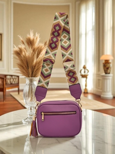 Royalfashion Small Women's Eco-Leather Handbag with Colorful Strap Kovi Lace