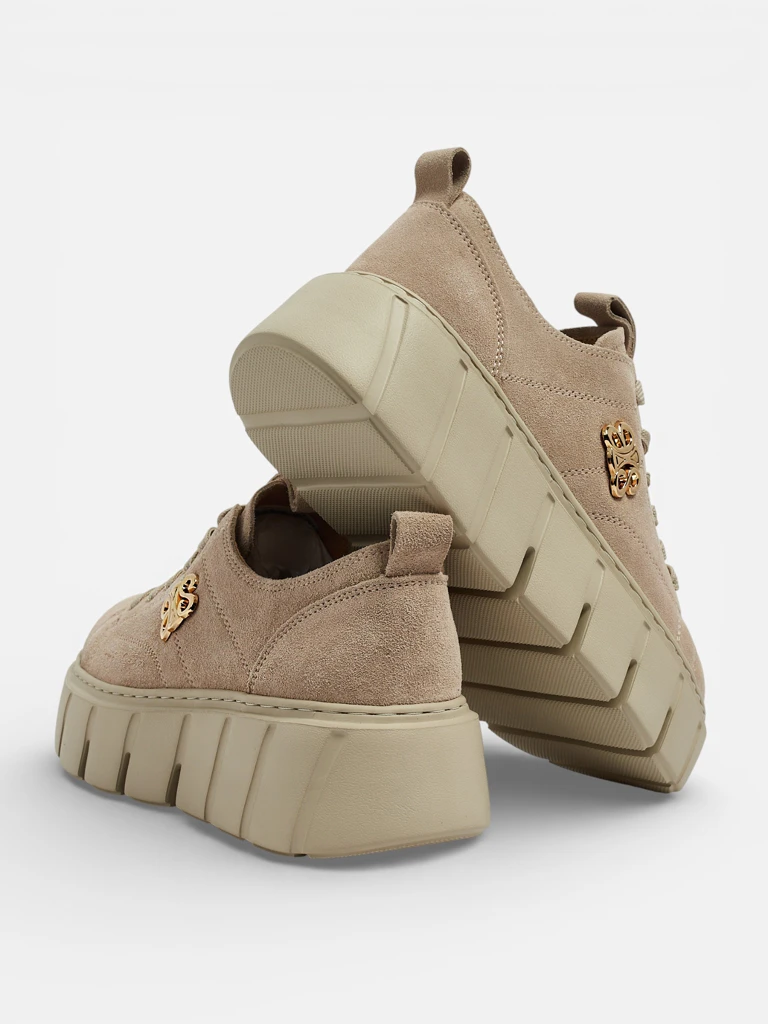 Women's Renos Natural Leather Sport Sneakers