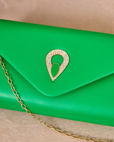 Женский клатч Royalfashion Green