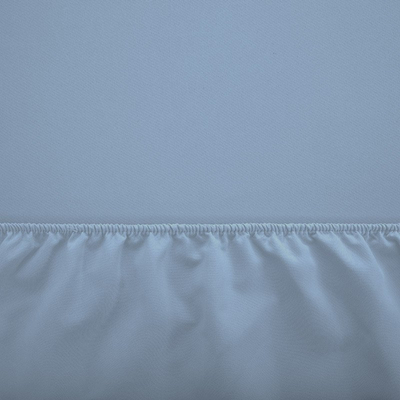 Cotton blue sheet with an elastic band 180x200 - Sheets