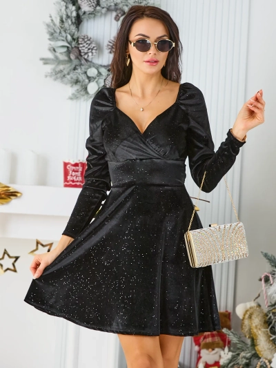 Royalfashion Sieviešu kleita ar rhinestones