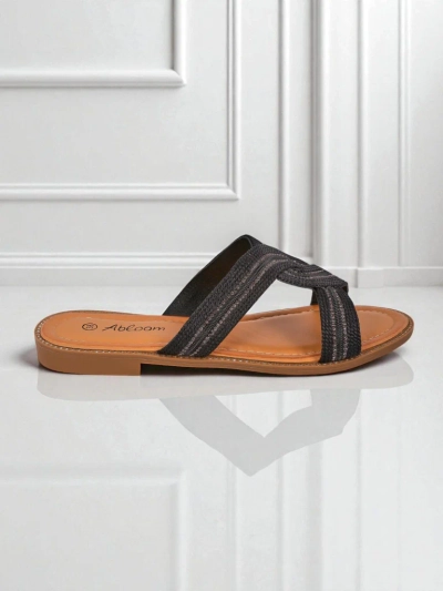 Royalfashion Women's Woven Breeze Flip-Flops