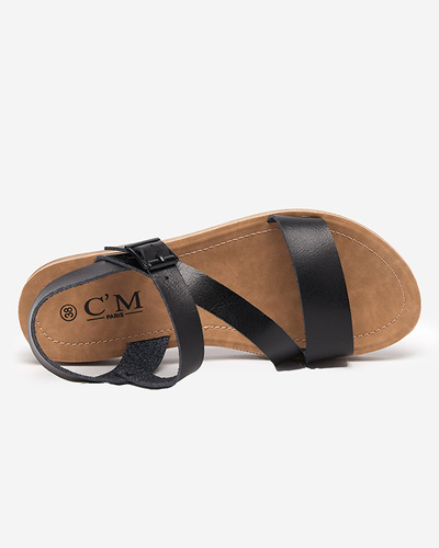 Canni women's black sandals - Footwear