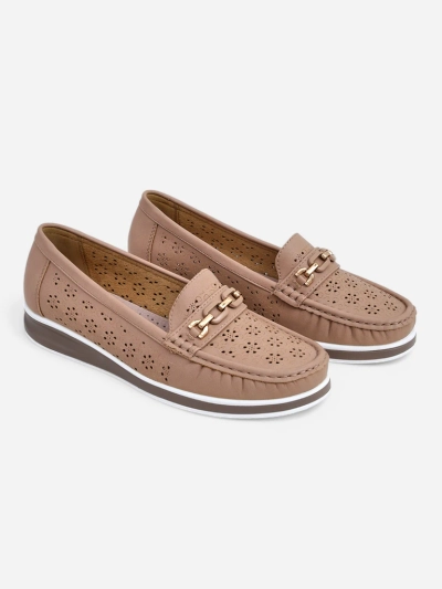Royalfashion Women's perforated moccasins Cerro