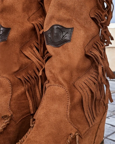 Royalfashion Women's boots with hidden anchor Rotin