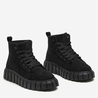 Black women's sports sneakers Omalin - Footwear