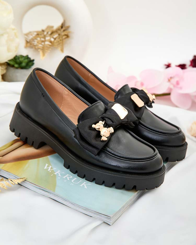 Royalfashion Женские мокасины с бантом Mantarme