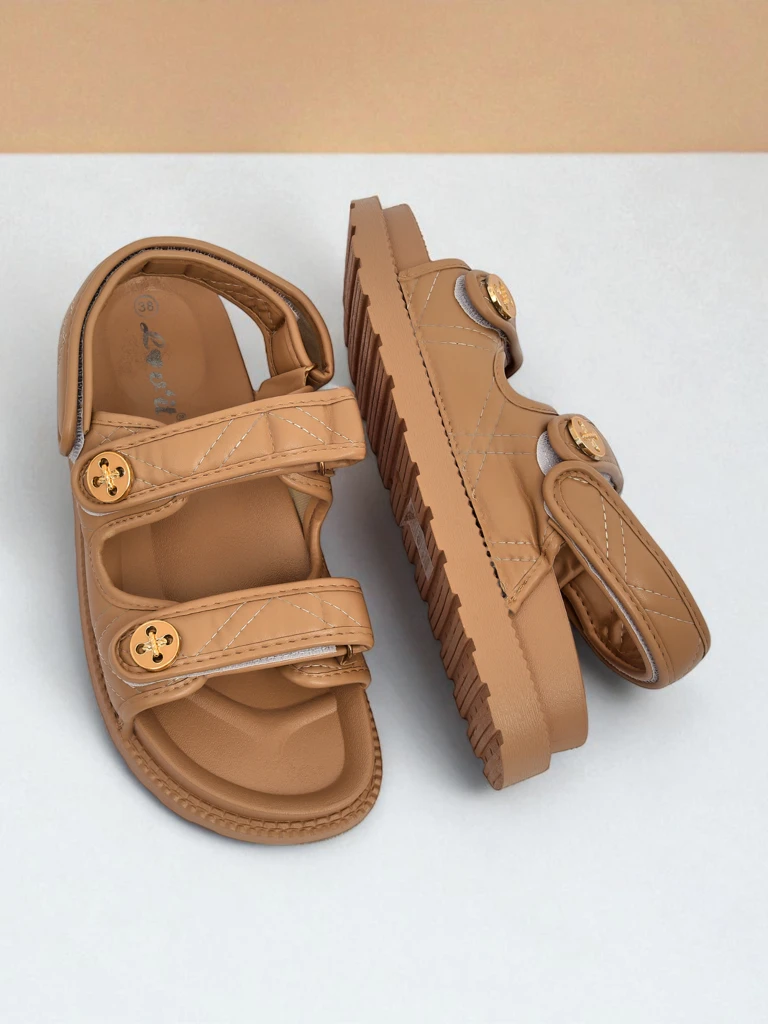 Royalfashion Sieviešu sandales ar biezāku zoli Vivere