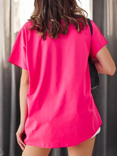 Royalfashion Женская хлопковая футболка Много сердец