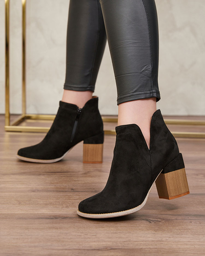 Royalfashion Melni sieviešu zābaki Ricteas stiletto