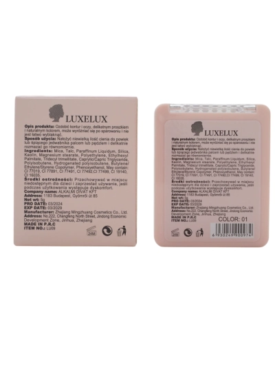 Luxelux Eyeshadow Palette 01 7g