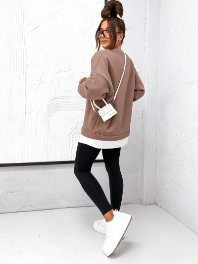 Royalfashion Cotton women's sweatshirt with removable bottom