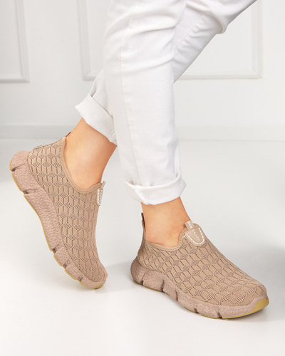 Sieviešu gaiši brūni Glaio Slip-On Trenažieri - Apavi