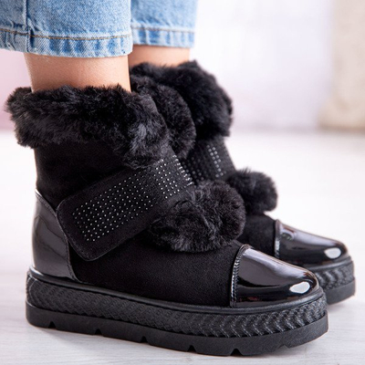 Black Dayna Platform Snow Boots - Footwear