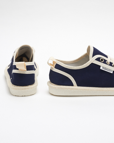 Mokida navy blue women's sneakers - Footwear