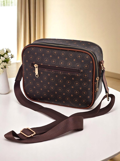 Royalfashion Small women's handbag made of eco leather with Viva Print