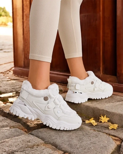 Royalfashion Sieviešu apavu zābaki ar kažokādas iekšējo pildījumu Poriomo