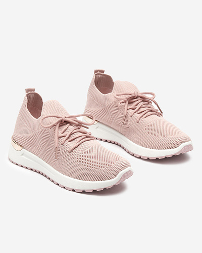 OUTLET Pink women's sports shoes Ferroni - Footwear