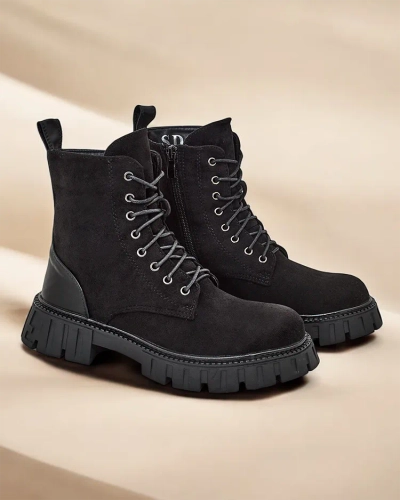 Royalfashion Eco suede women's boots worker Edvines