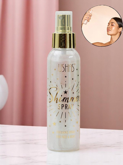USHAS Summer Spray – Face and Body Liquid Highlighter White