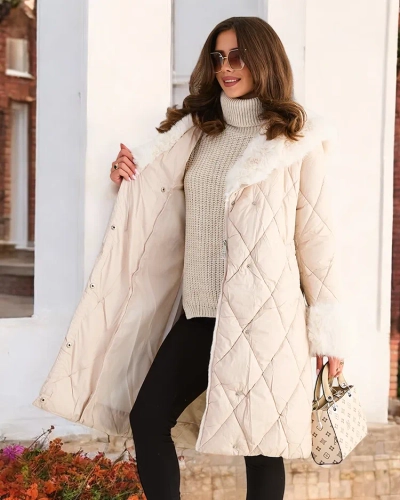 Royalfashion Sieviešu šūpojošais ziemas jaka