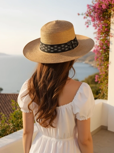 Royalfashion Women's straw hat Silky Shade