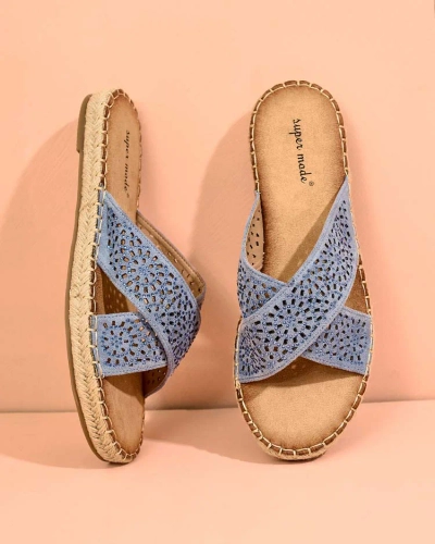 Royalfashion Sieviešu Tivona flip-flops ar plakanu zoli