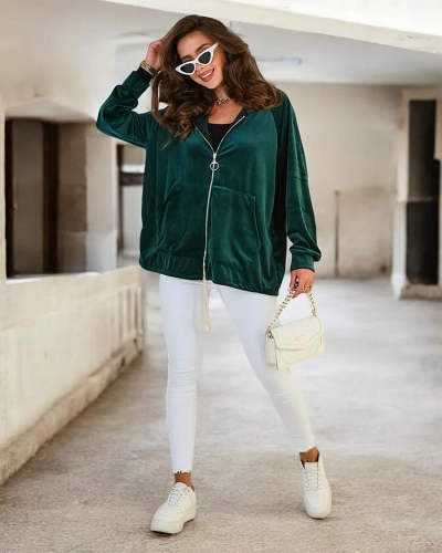 Royalfashion Women's Unzipped Hooded Sweatshirt