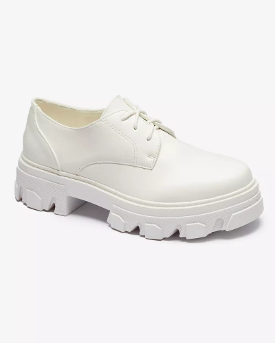 Белые женские полусапоги Delgor- Footwear