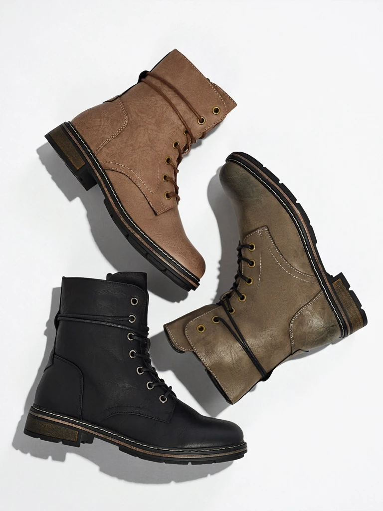 Женские ботинки Ravonna из экокожи на шнуровке