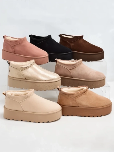 Royalfashion Women's short boots a'la snow boots Ozozi