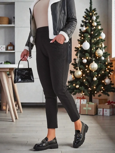 Royalfashion Утепленные женские брюки-теггинсы PLUS SIZE