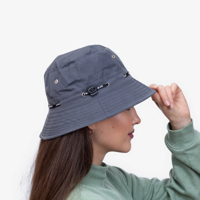 Women's dark gray bucket hat - Accessories