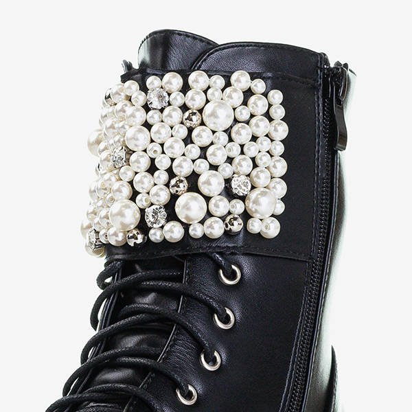 Black bags with Foga decorations - Footwear