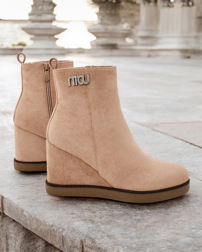 Royalfashion Sieviešu zābaki uz kājiņām Serda