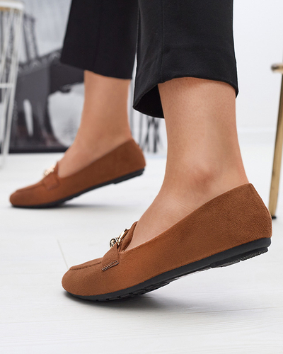 Camel eco-suede loafers Brussi - Footwear