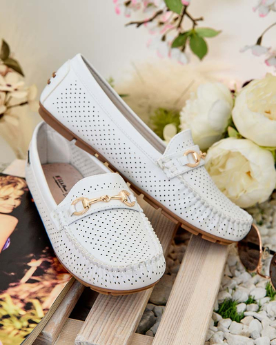 Royalfashion Women's openwork moccasins Mill