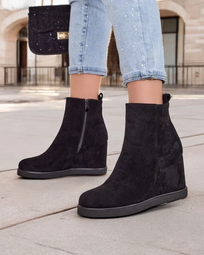 Royalfashion Women's wedge boots Sierra