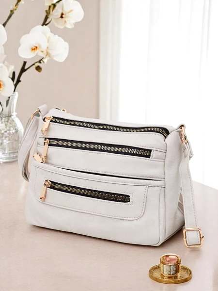 Royalfashion Mazs kvadrātveida rokassomiņa no eko ādas Niva Time