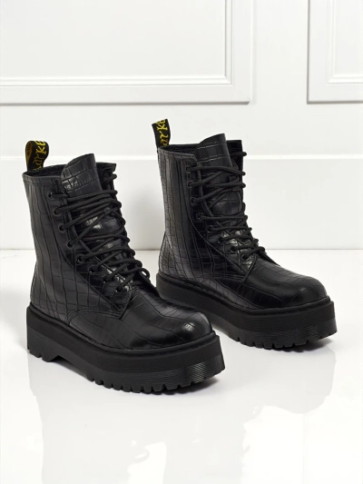 Damskie botki workery z t
loczeniem Arvessa